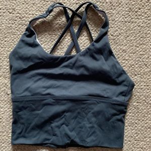 NVGTN gray sports bra